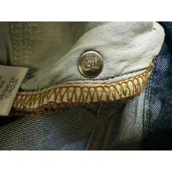 Good American Women’s High-Waisted Distressed Skinny Ankle Jeans in Size 2 - Picture 10 of 11